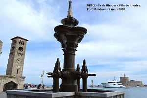 016- Rhodes Centre- Port d'honneur